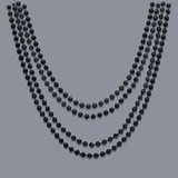 BEADS METALLIC BLACK