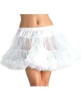 White Fluffy Layered Tulle Petticoat