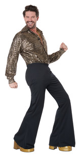 Gold 70's Disco Guy Costume