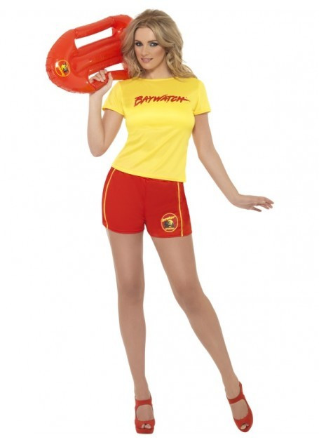 Baywatch Womens Lifeguard Costume Fancy Dress from Costumes To