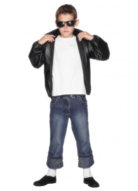 Grease T Birds Childs Jacket Fancy Dress from Costumes To
