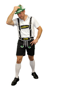 Black Oktoberfest Beer Man Costume Black Oktoberfest Beer Man Costume