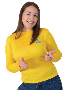 Emma Yellow Wiggle Adult Top Emma Yellow Wiggle Adult Top