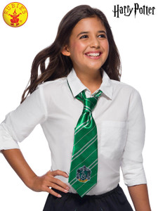 Slytherin Tie With Emblem Slytherin Tie With Emblem
