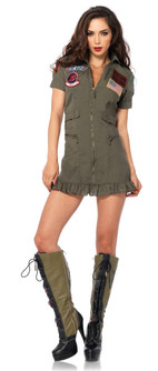 Top Gun Flight Dress Costume