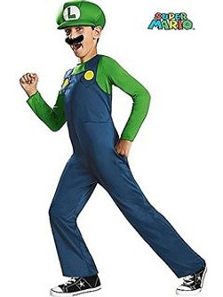 Luigi Childs Costume Super Mario Bros