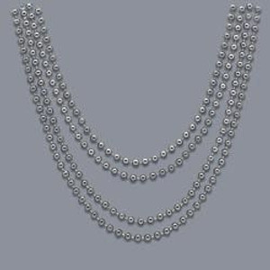 BEADS METALLIC SILVER