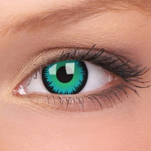 Green Werewolf Crazy Contact Lenses