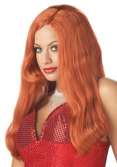 Silver Screen Sinsation Costume Wig - Red