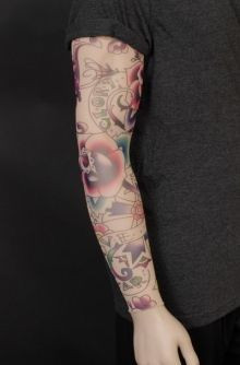 Tattoo Sleeve Rose Tribal Single