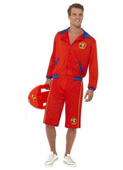 Baywatch Lifeguard Long Shorts Costume