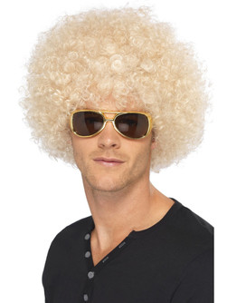 Blonde Funky 70's Afro Wig