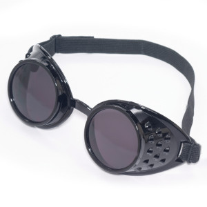 Black Steampunk Goggles