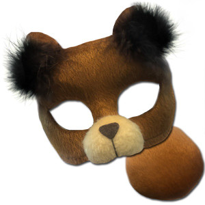 Brown Bear Deluxe Animal Mask And Tail