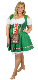 Green Gretel Costume Plus Size
