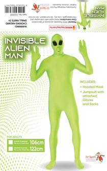 Fluro Green Alien Invisible Skin Suit