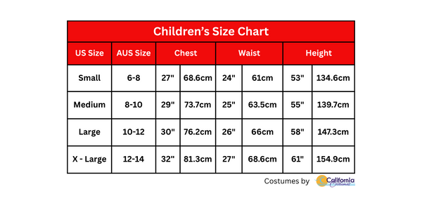 Evil Jester Childs Costume - Red/Black