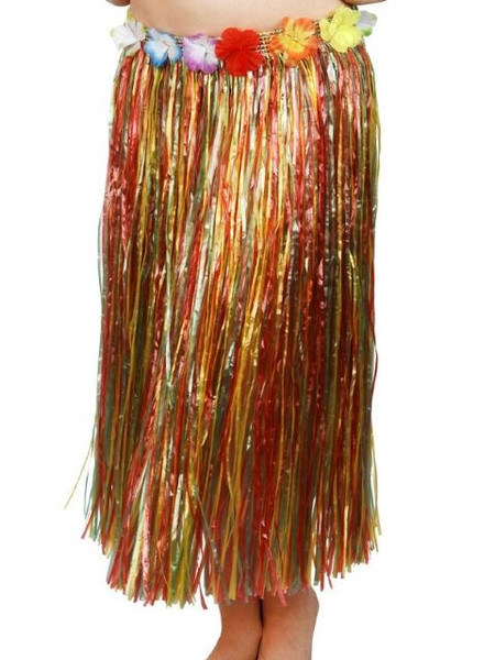 Hawaiian Hula Multi Coloured Skirt