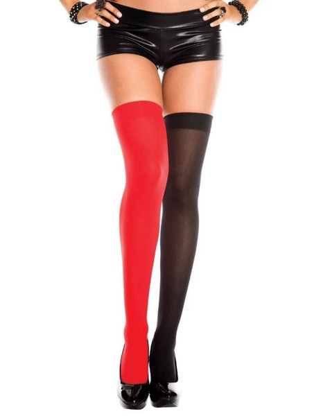 Opaque Jester Mismatch Thigh Hi Opaque Jester Mismatch Thigh Hi