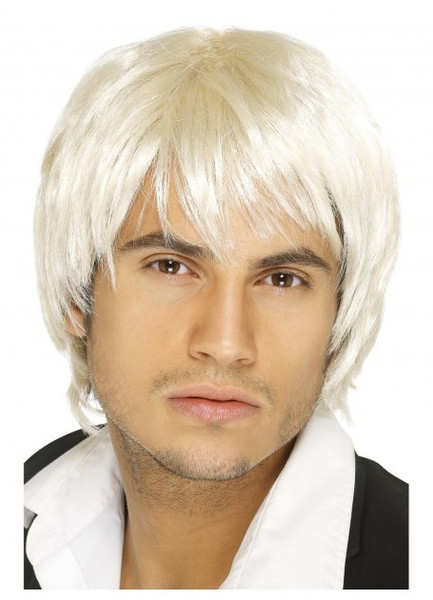 Blonde Boy Band Costume Wig