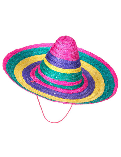Sombrero Mexican Multi-Coloured Hat