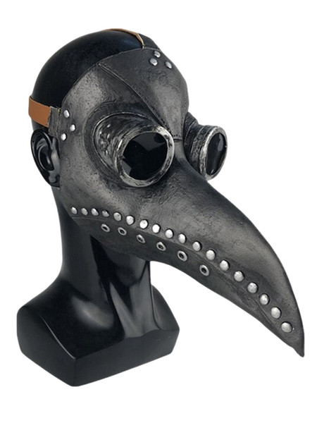 Black Plague Doctor Mask