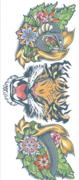 Tiger Neck Tattoo