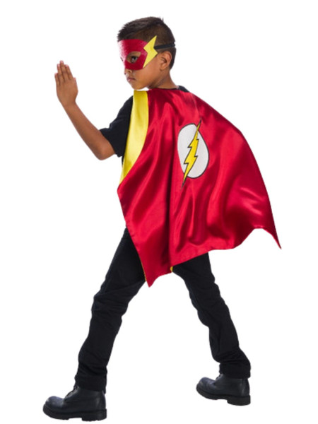 The Flash Cape And Mask Set The Flash Cape And Mask Set