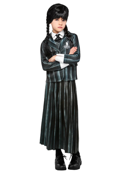 Nevermore Wednesday Addams Black School Uniform Costume