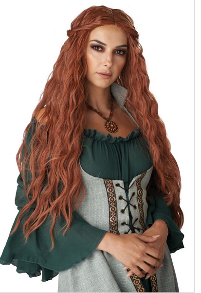 Auburn Renaissance Maiden Wig