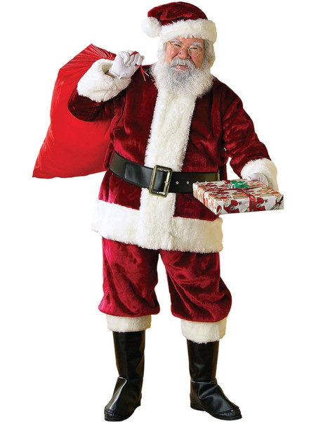 Santa Suit Crimson Regency Plush Costume