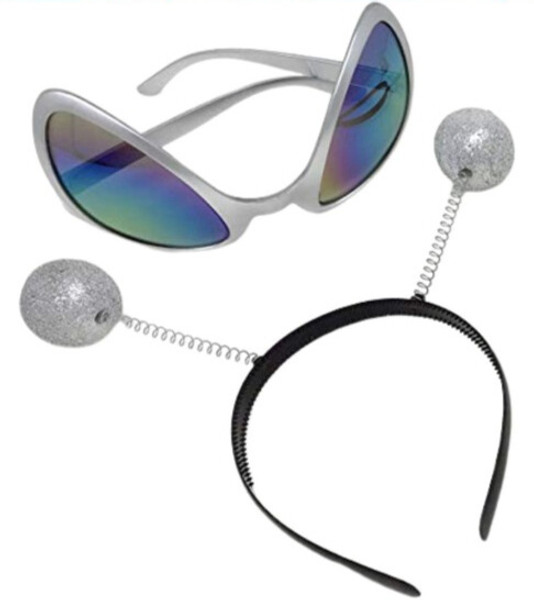 Alien Glasses And Headband Set