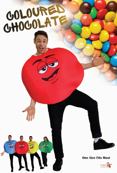 Coloured Chocolate Costume - Red