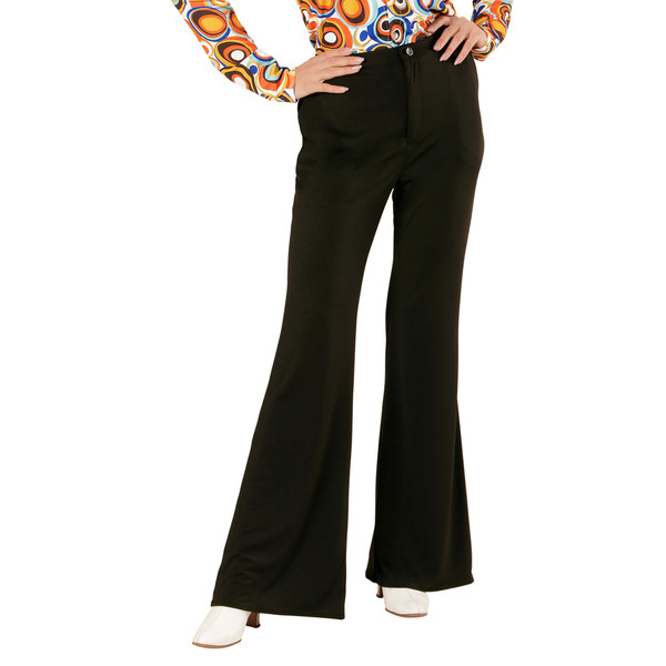 The 70s Groovy Style - Black Flares Womens