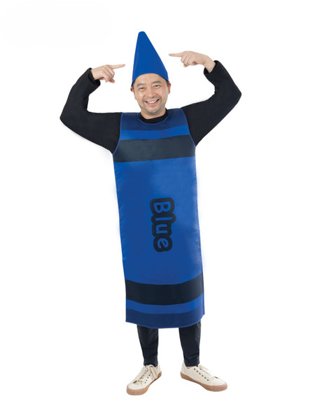 Crayon Blue Adult Costume
