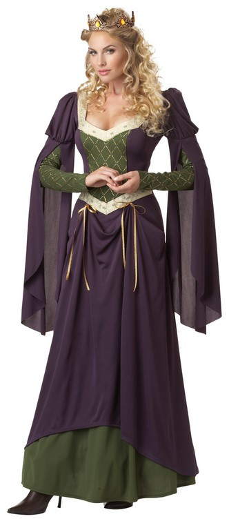 Lady in Waiting Womens Medieval Costume Fancy Dress for game of thrones