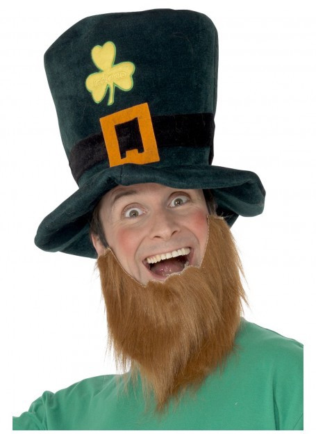 Leprechaun Hat With Beard St Patricks Day Theme