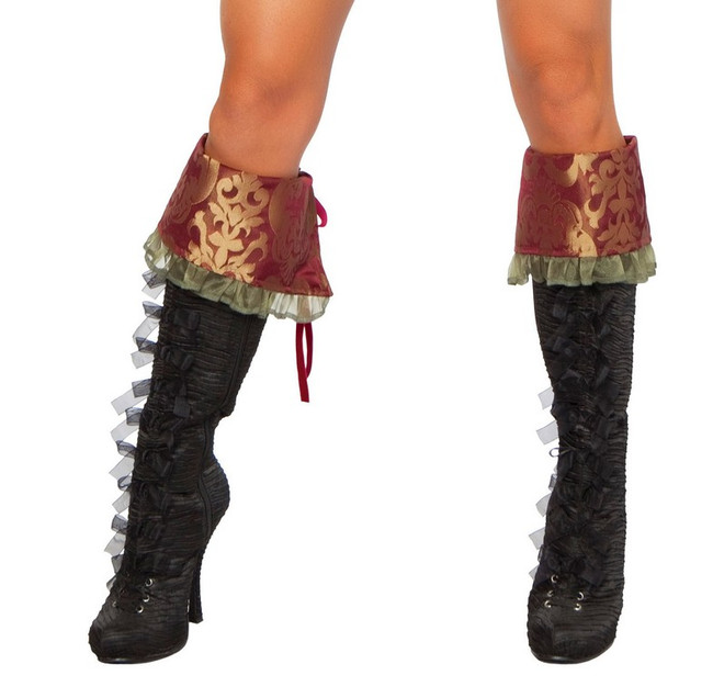 Boot Cuffs - Deluxe Tea Party Hatter