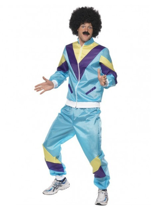 Shell Suit 80s Height Of Fashion Mens Costume