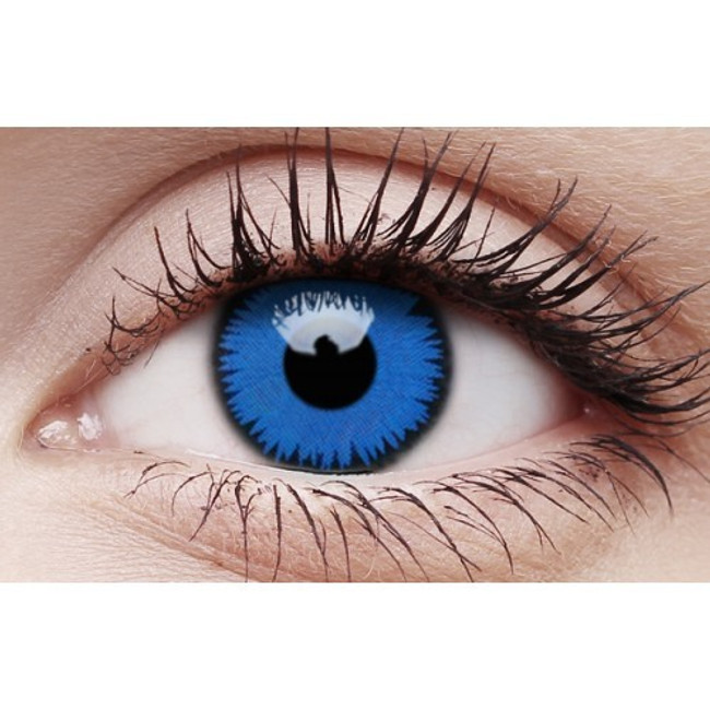 Space Blue Crazy Contact Lenses