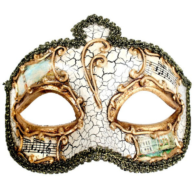 Creme Salvatore Masquerade Mask