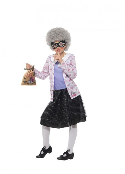 Gangsta Granny Girl's Costume