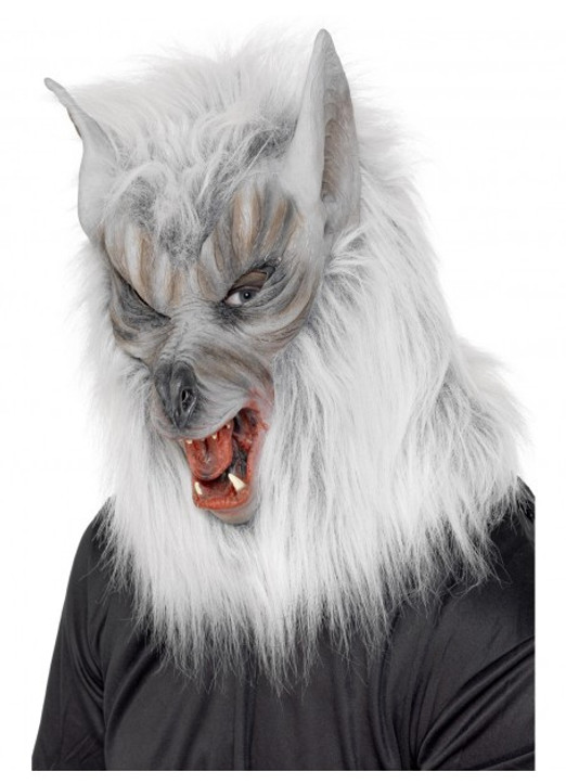 Werewolf Mask Grey Hair