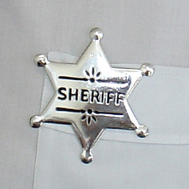 Sheriff Metal Badge