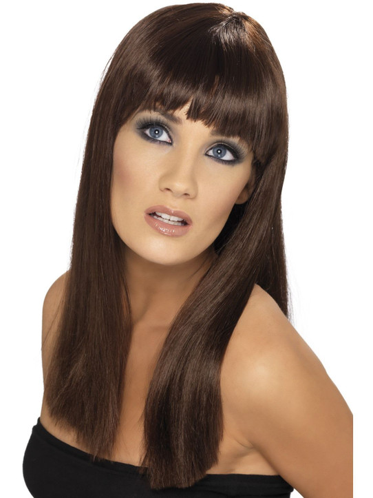 Glamourama Brown Costume Wig
