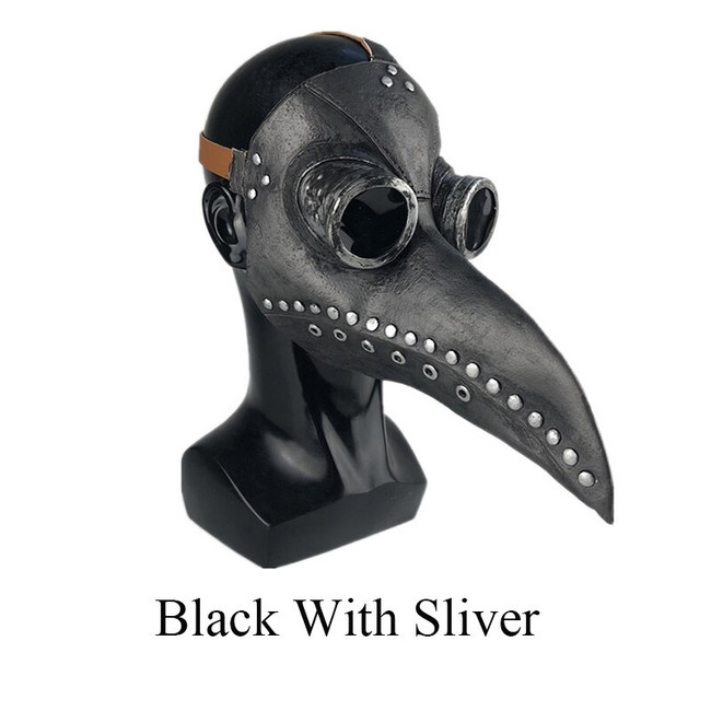 Black Plague Doctor Mask