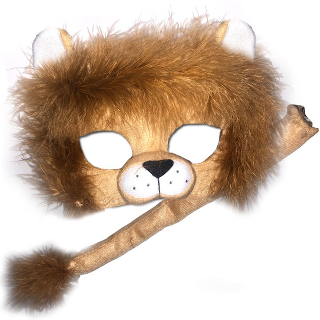 Lion Deluxe Animal Kids Mask And Tail