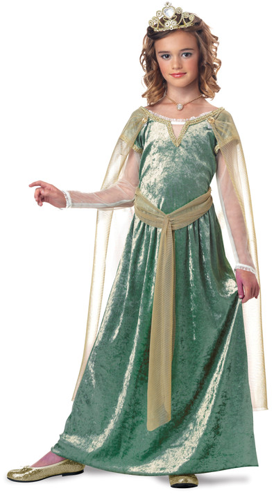 Queen Guinevere Girls Costume