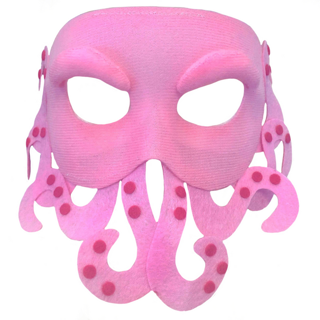 Pink Octopus Animal Mask