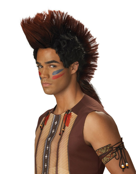 Indian Warrior Costume Wig